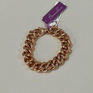 Bronzallure Rose Gold Chain Bracelet